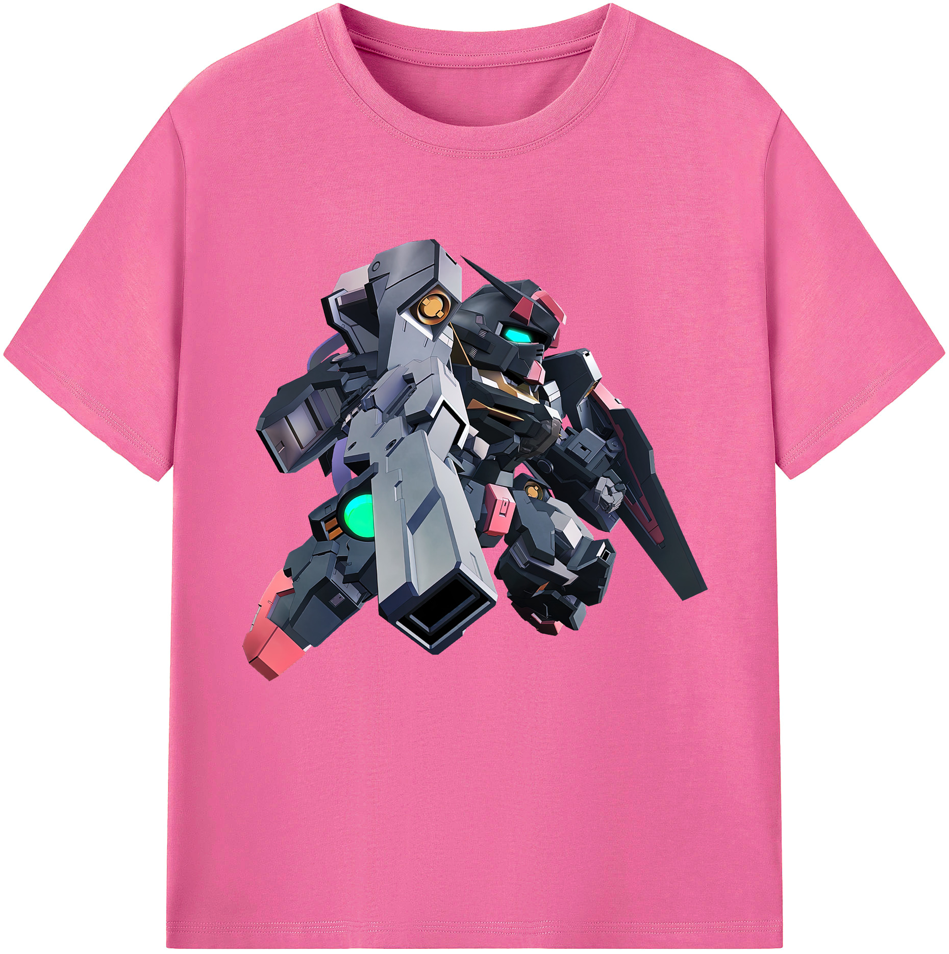 （画像用） 機動戦士ガンダム Mobile Suit Gundam レディースカジュアルプリントTシャツ（綿100％）
